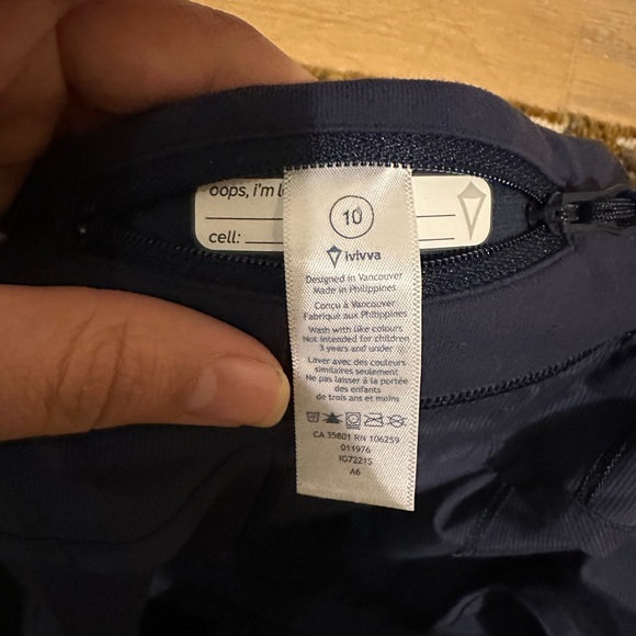 Ivivva Blue Moisture-Wicking Athletic Shorts - Picture 3 of 3